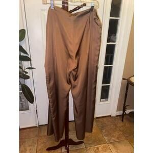 Women's Ralph Lauren Brown Wide Leg Pants Size 16